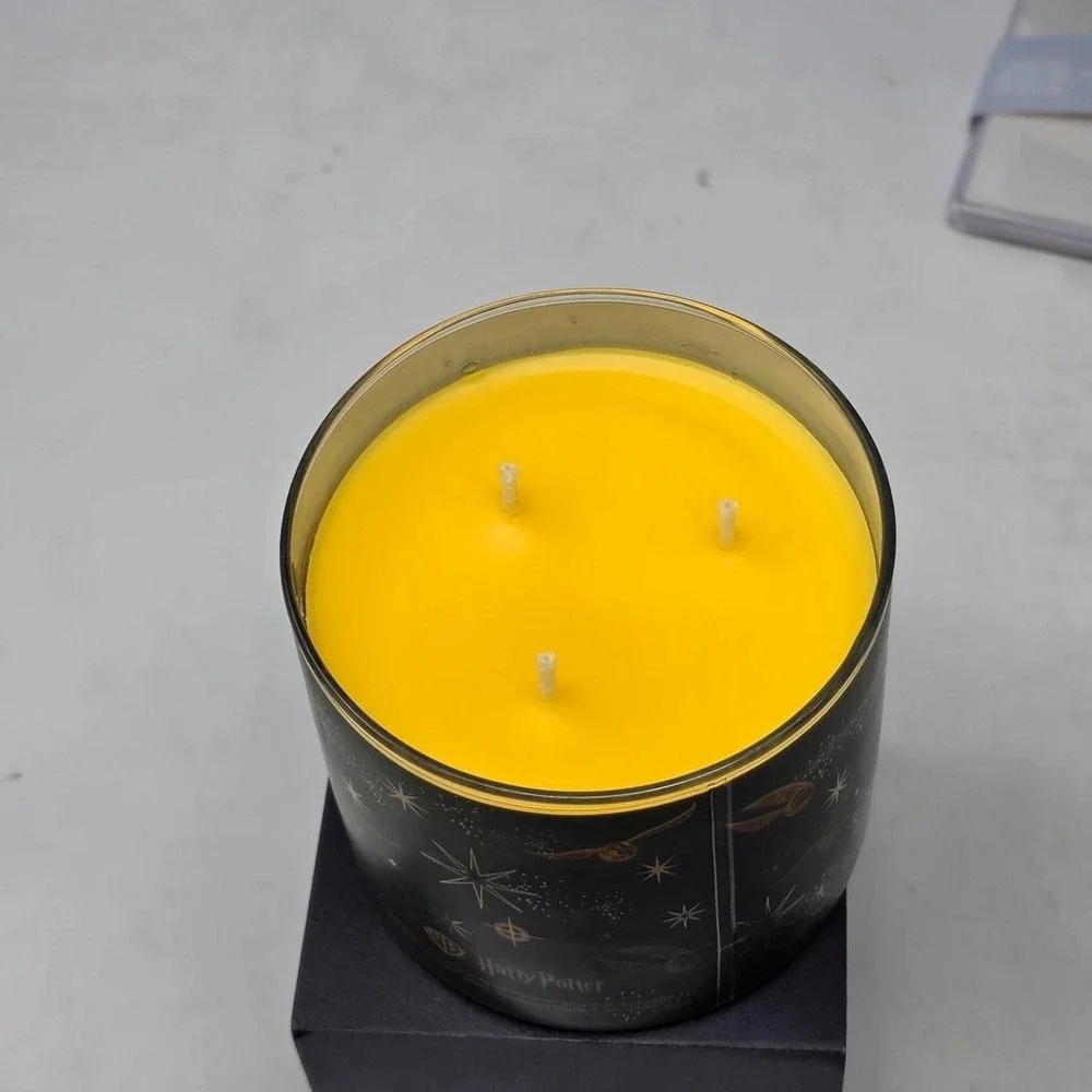Harry Potter 3 Wick Jar Candle Limited Edition 14.5Oz Golden Snitch